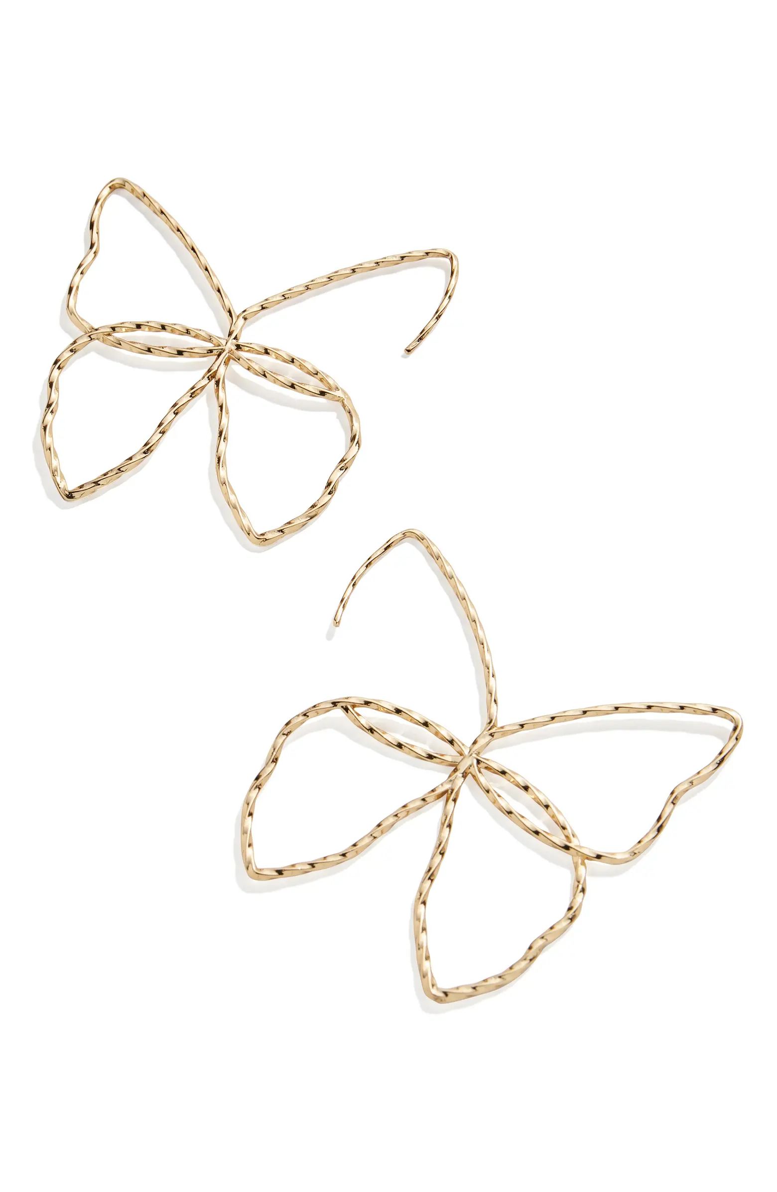 Butterfly Threader Earrings | Nordstrom