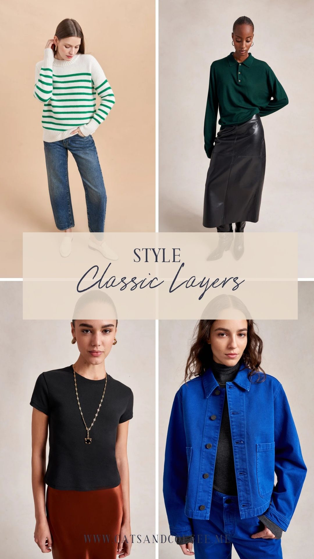 These La Ligne pieces are the definition of timeless style. Classic green stripes, a sophisticated emerald polo, versatile black basics, and that bold blue jacket—everything works together to create effortless, elevated looks. When building an intentional wardrobe, these are the kind of investment pieces that pay off season after season. 

 #LTKSeasonal #LTKMidsize #LTKPetite