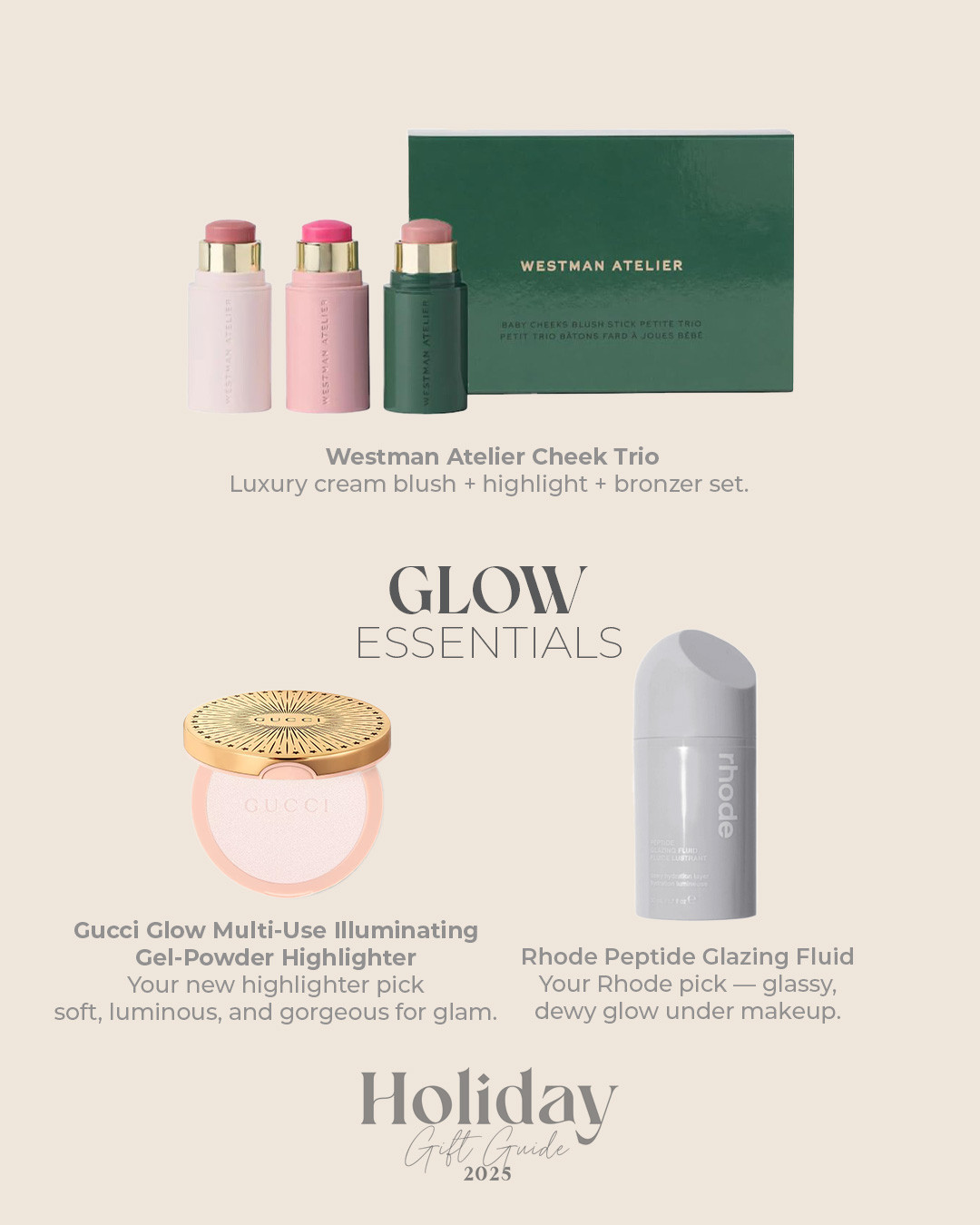 Glow essentials for radiant, effortless glow! 🤍✨

Make your skin glowy and your makeup flawless.

 

 #LTKGiftGuide #LTKHoliday #LTKBeauty