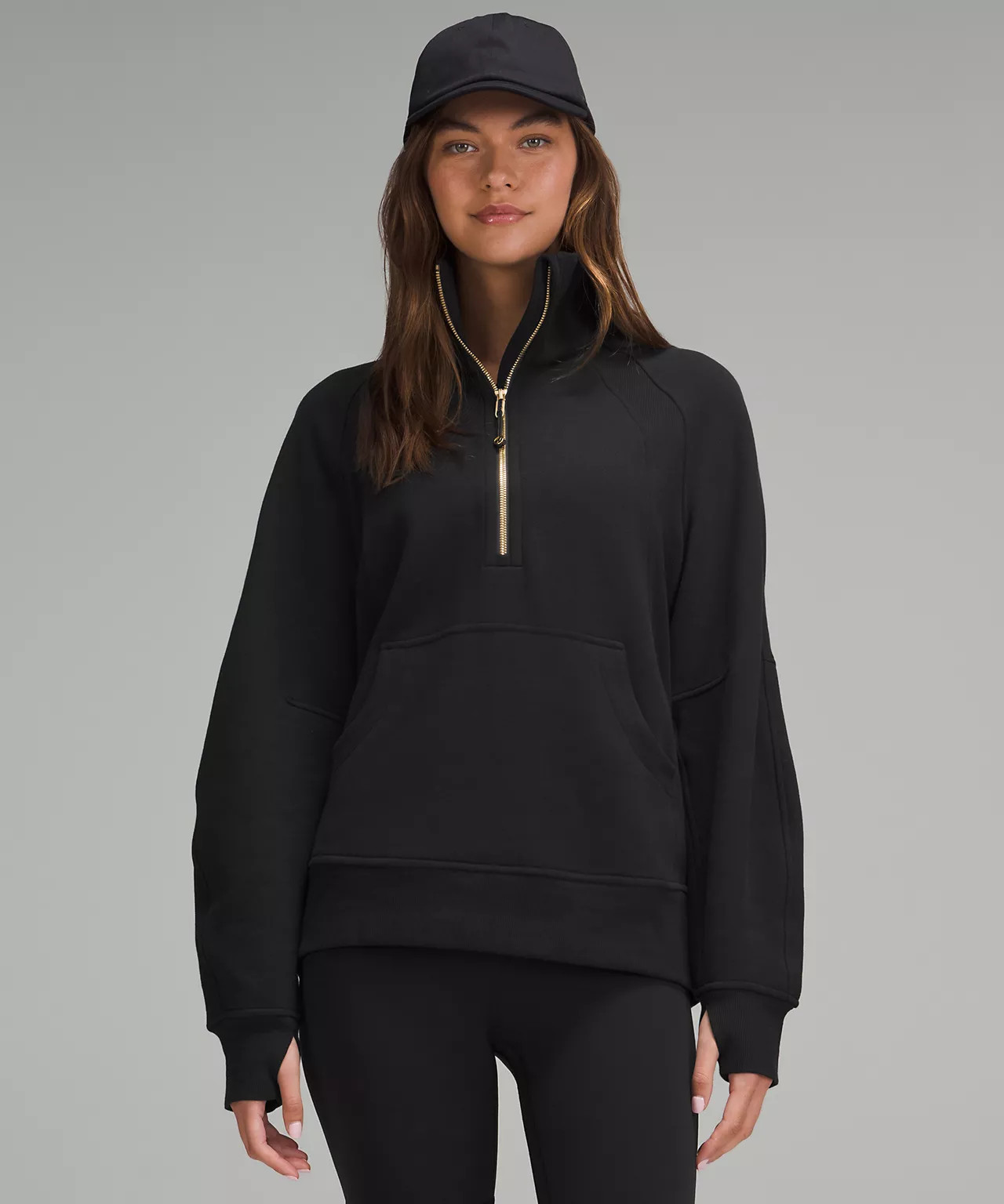 Scuba Oversized Funnel-Neck Half Zip *Long | Women's Hoodies & Sweatshirts | lululemon | Lululemon (US)