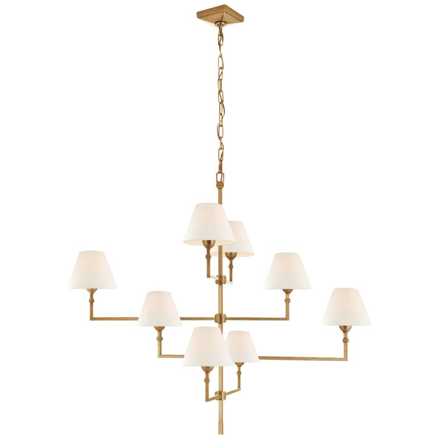 Jane Large Offset Chandelier | Visual Comfort