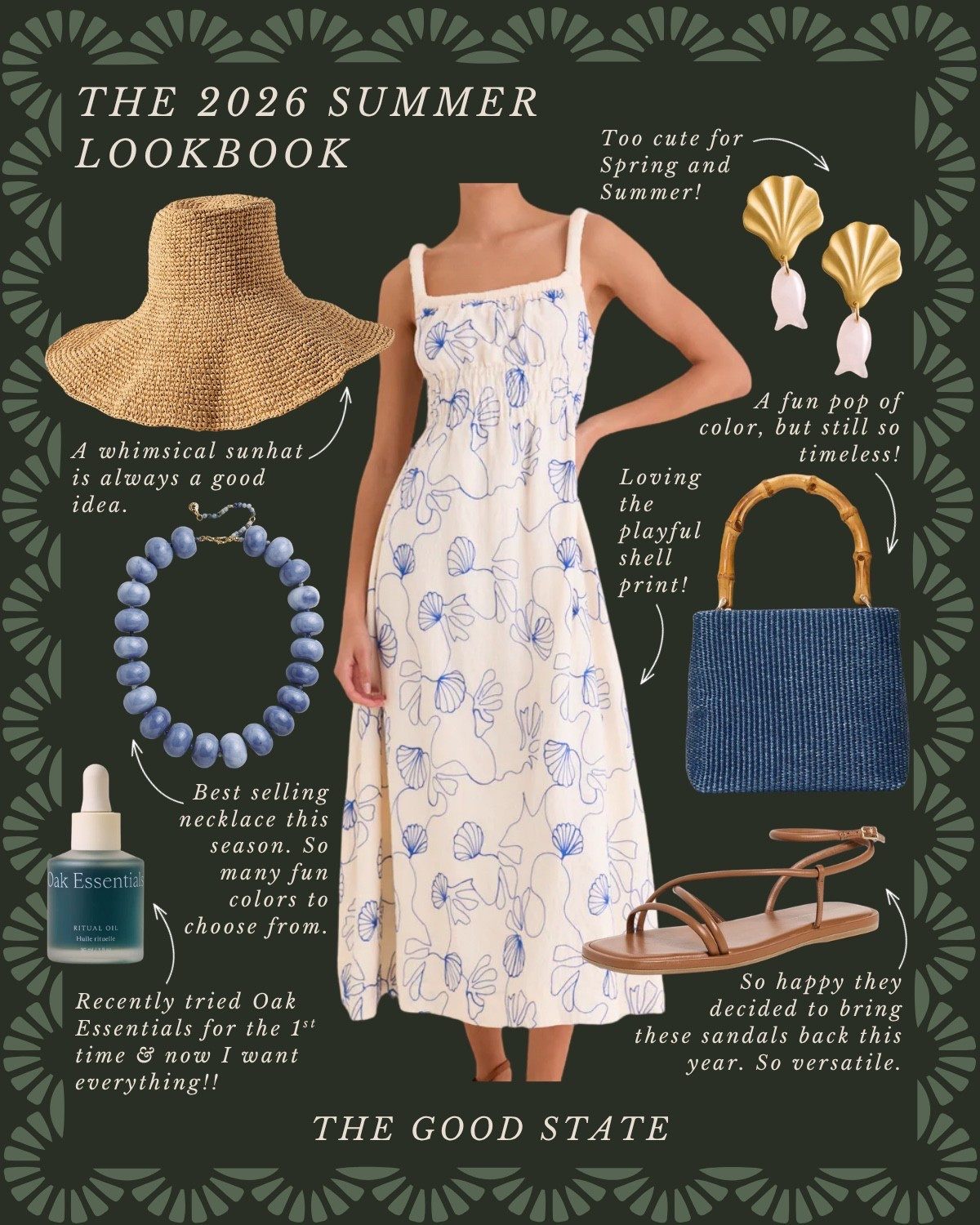 This is lookbook is for the ladies who love a mix of bright colors and happy patterns as well as neutral staples for the everyday. For the one’s strolling down a cobblestone road in their favorite coastal town (if it's in New England or along 30A take me with you!!). For early risers heading off to the Saturday Morning Farmers Market. For the Garden Party goers wearing their favorite gingham dress. This is for the ladies hosting (or attending) their next Sunday Supper Club. For the brunch-ers and seaside book readers🤍

This collection is full of seasonal outfit ideas for the summertime girlies embracing light layers, linen, gingham, playful patterns, dainty accessories and of course the ease of a Summer dress and a new pair of sandals.

#LTKSaleAlert #LTKootd #LTKActive