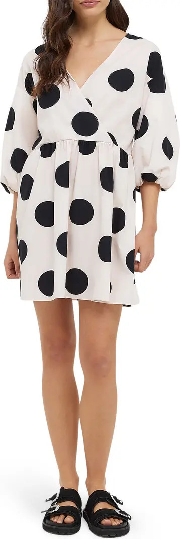 Polka Dot Cotton Poplin Dress | Nordstrom