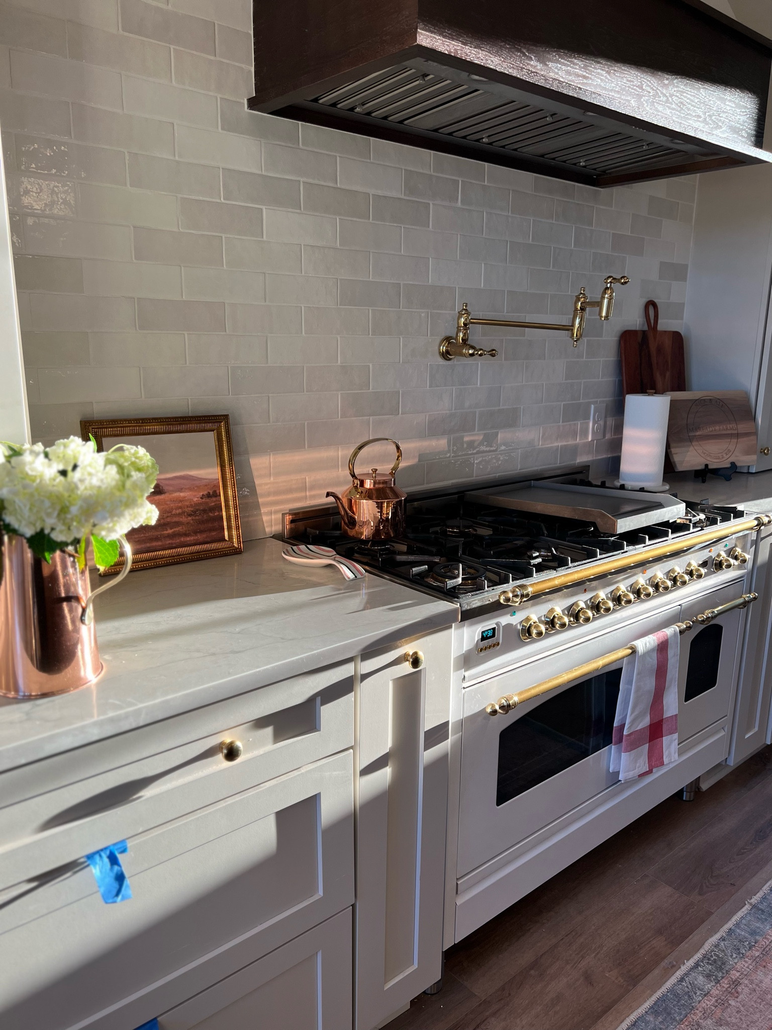 My ilve range is my favorite part of my kitchen, and that is saying something! Oh and my pot filler was 10000% worth it, I use it almost every day. 

#LTKhome