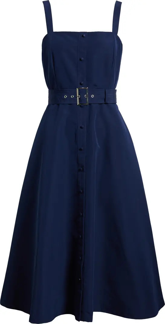 Belted Fit & Flare Sundress | Nordstrom