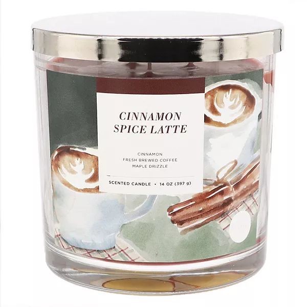 Sonoma Goods For Life® Cinnamon Spice Latte 14-oz. Candle Jar | Kohl's