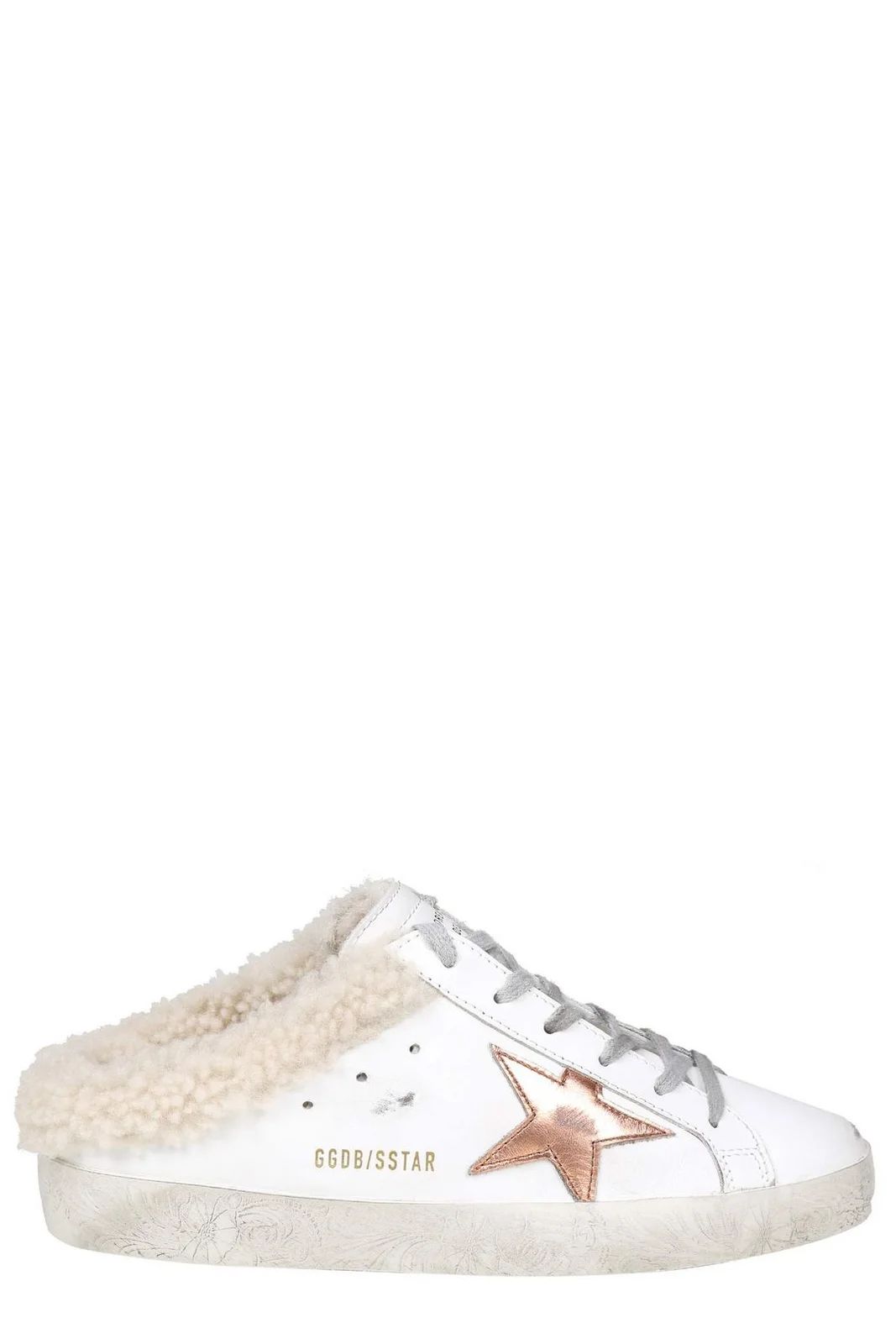 Golden Goose Deluxe Brand Shearling Slip-On Sneakers | Cettire Global