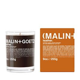 leather candle. | Malin+Goetz
