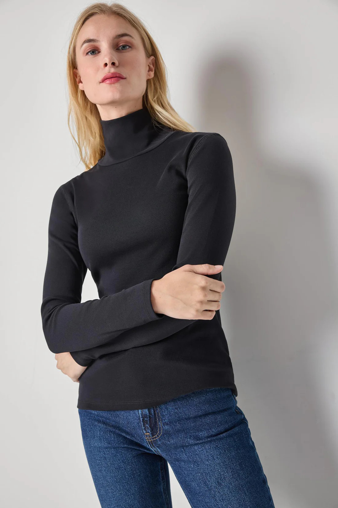 Long Sleeve Turtleneck Tee | Lilla P