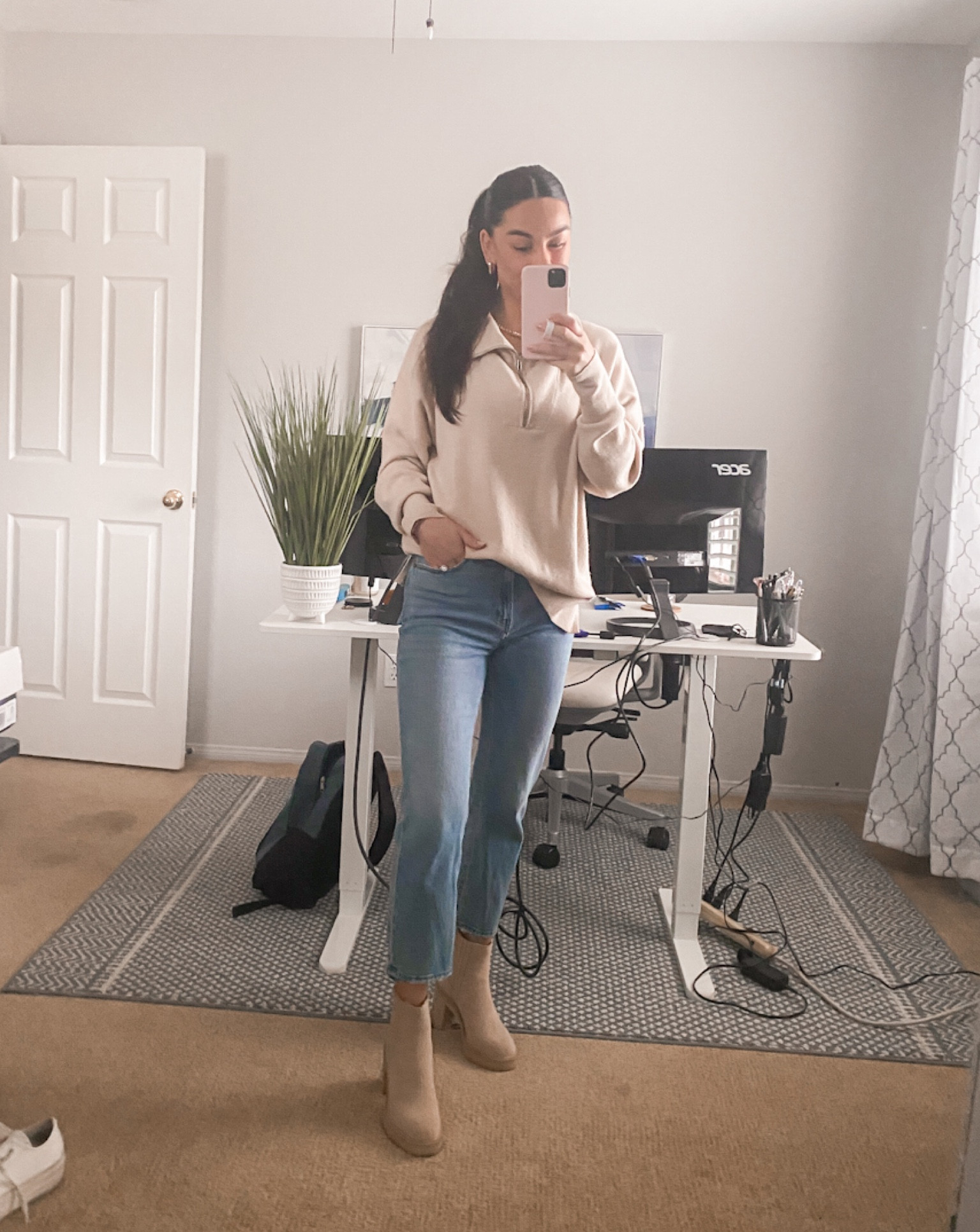 Casual Friday office outfit inspo. Business casual outfit. Rainy day office outfits. 

Use AFLTK for 25% off Abercrombie orders through Sunday!

#LTKunder100 #LTKsalealert #LTKSale