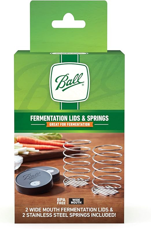 Ball Fermentation Lids and Springs, 32oz, Metal | Amazon (US)