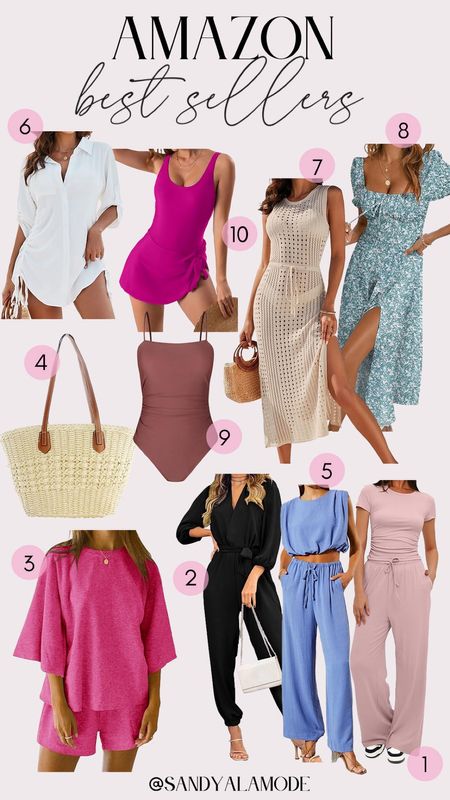 Amazon best sellers | Amazon finds | Amazon fashion | Amazon swim | Amazon one piece swimsuit | Amazon white swim coverup | Amazon black jumpsuit | Amazon two piece spring set | Amazon lounge set | Amazon straw beach tote | Amazon crochet swim coverup | Amazon floral midi dress 

#LTKstyletip #LTKfindsunder100 #LTKSeasonal