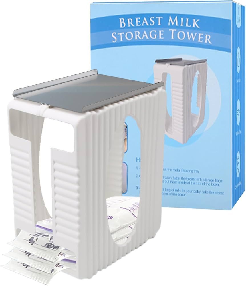Breastmilk Storage Container, Health Milk Freeze Organizer for Breast Milk Storage Bags Breast Mi... | Amazon (US)