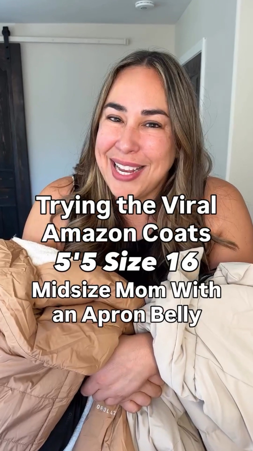 Trying the viral Orolay Amazon coats as a 5'5 size 16 midsize mom with an apron belly.
I wasn’t sure if these would make me look bulkier, but they’re actually really flattering in person. Both are XXL and fit comfortably with room to zip.
One has the fleece-lined hood. The other has sherpa on the outside. Both have the expandable zippers Orolay is known for, so they’re easier to sit in, and the sleeves keep snow out when it’s cold.
Tell me which one you like better.

#LTKSeasonal #LTKFindsUnder100 #LTKU