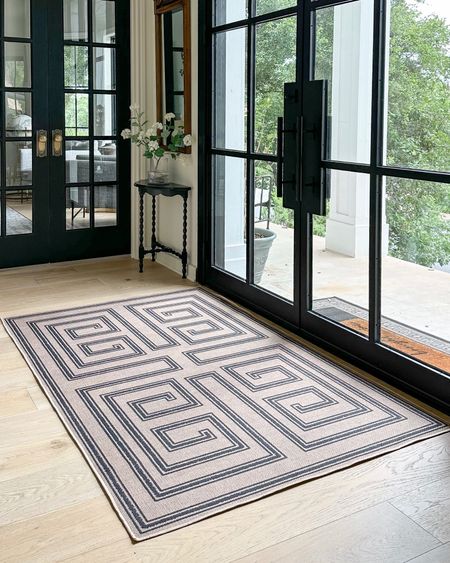 My entryway rug! There is one size left in stock at Walmart but found this on Amazon as well in other sizes!

#LTKstyletip #LTKsalealert #LTKhome