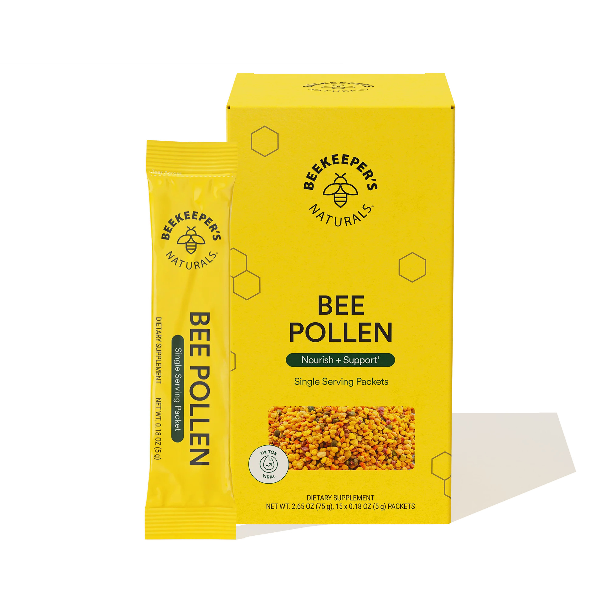 Bee Pollen Packets | Beekeeper's Naturals