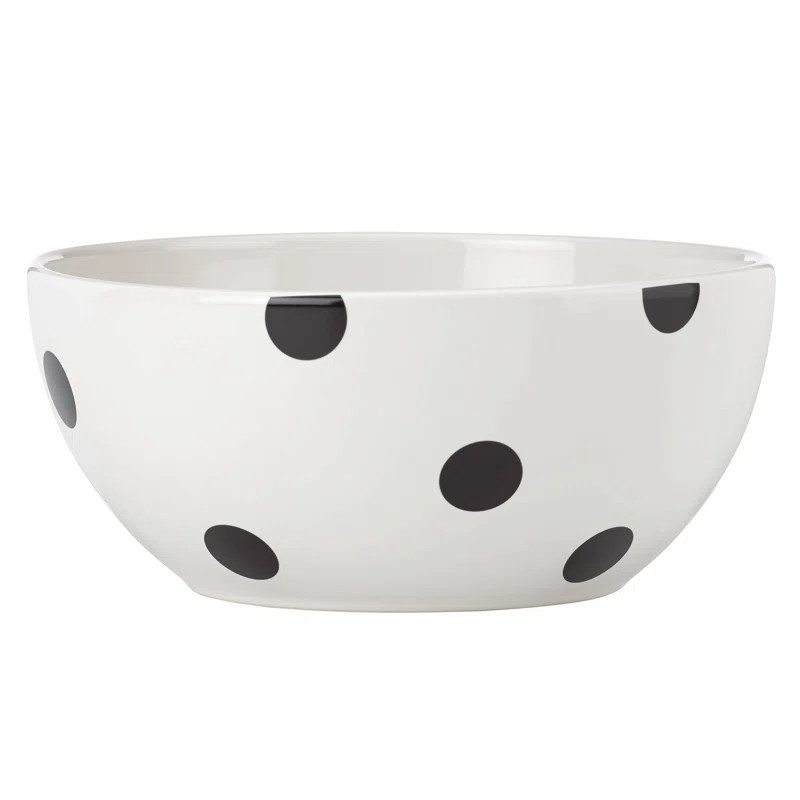 kate spade new york All in Good Taste Deco Dot Serving Bowl | Wayfair North America
