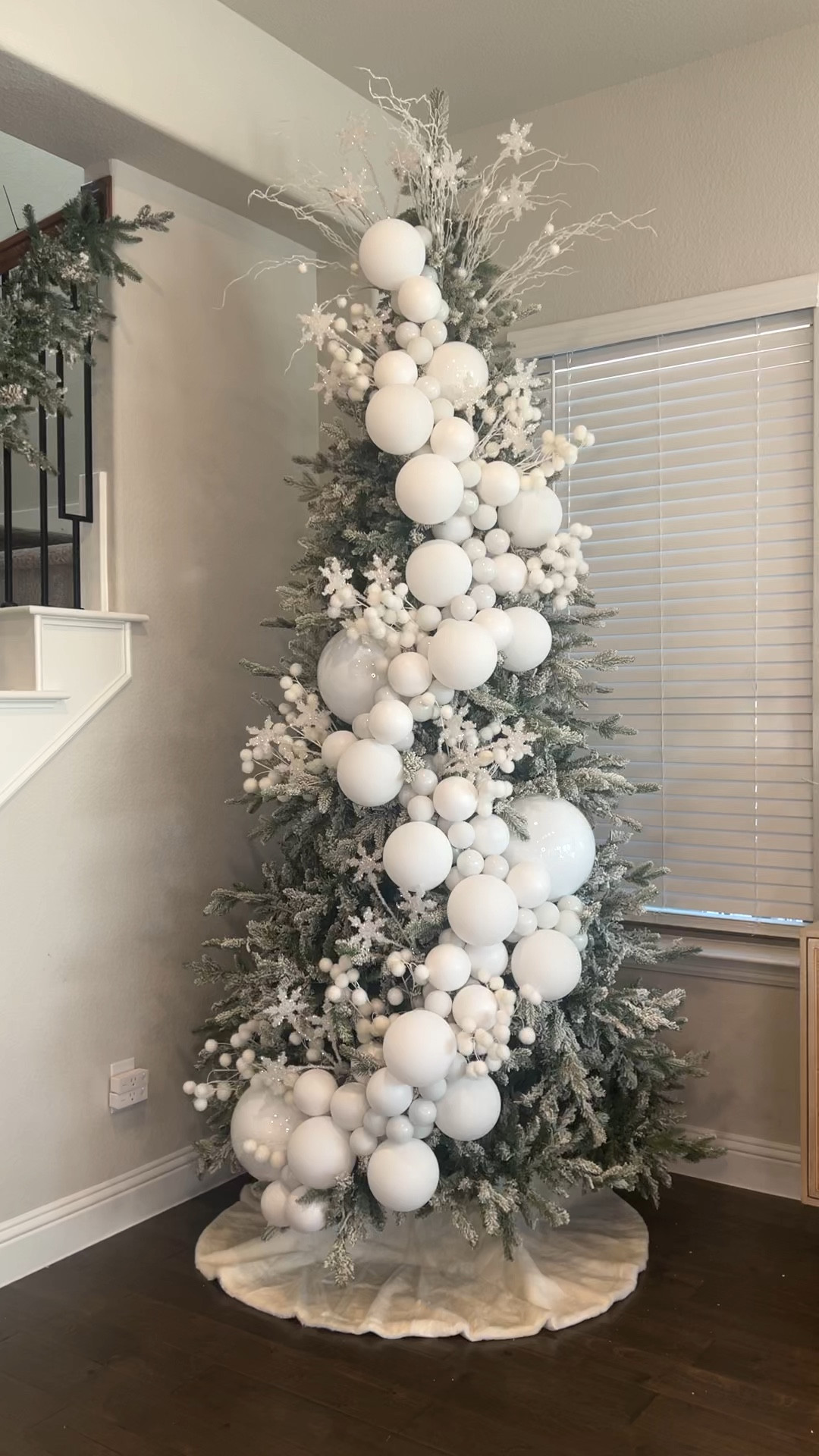White Christmas tree, step by step Christmas tree decorating, ornaments, Christmas tree skirt, budget friendly Christmas decor, tree toppers, Christmas tree stems, tree picks, holiday decor, Christmas style 

Tree is the 9 ft queen flocked 

#LTKSeasonal #LTKhome #LTKHoliday