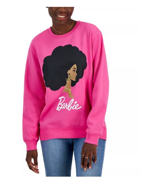Juniors' Barbie Graphic Print Sweatshirt

#LTKplussize #LTKstyletip #LTKmidsize