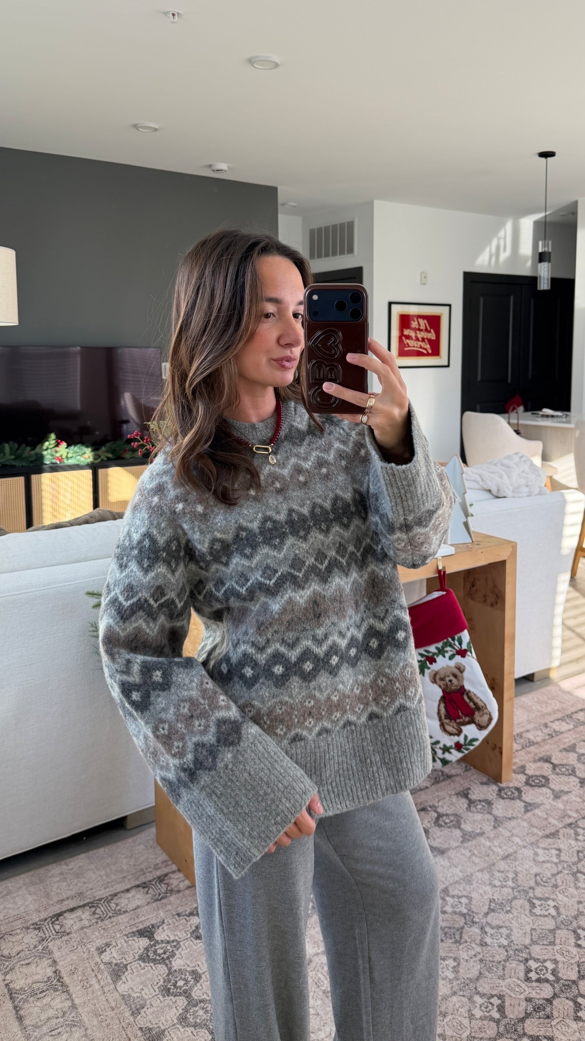 This has been a favorite sweater this year! Wearing a small (size up for extra oversized) and XS bottoms

@aritzia #aritziapartner
