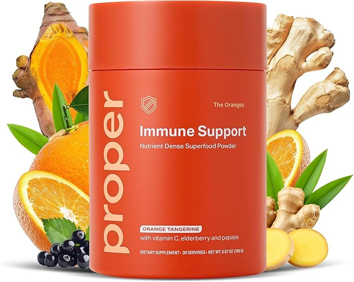 Proper, The Oranges Nutrient-Dense Superfood Powder for Immune Support & Gut Health - Elderberry,... | Amazon (US)