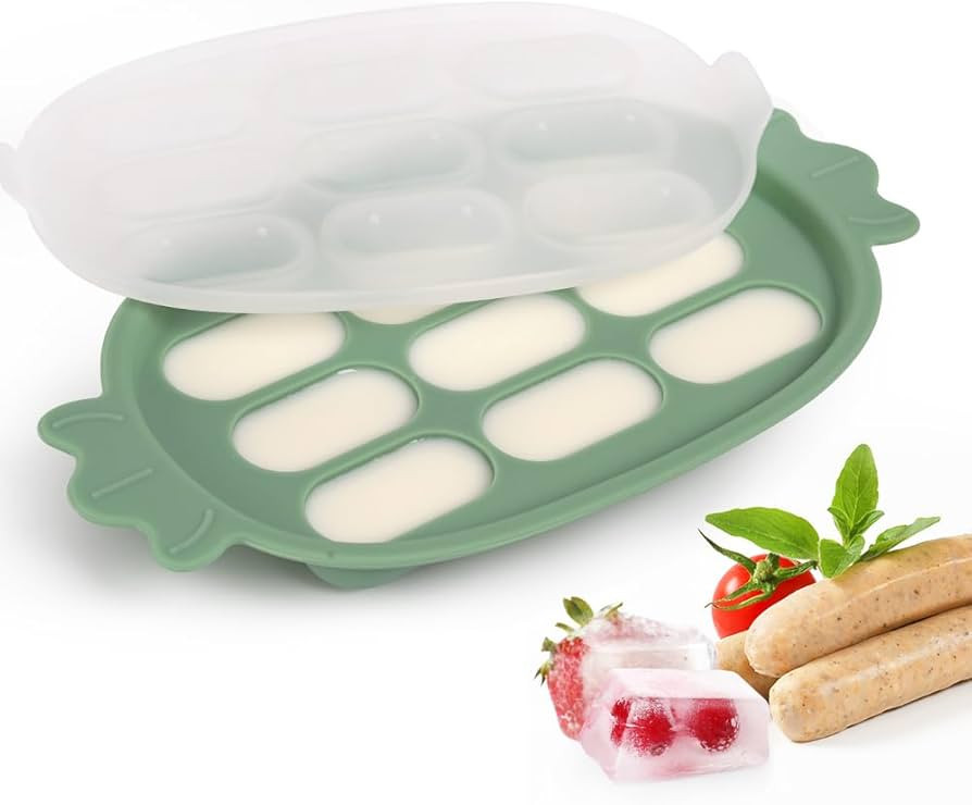 Haakaa Baby Popsicle Mold - Baby Food Maker & Breastmilk Teething Freezer Tray - BPA Free Silicon... | Amazon (US)