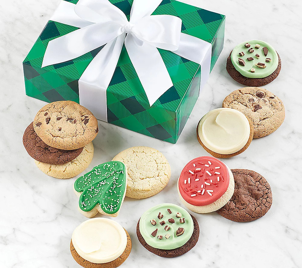 Cheryl's Cookies Holiday Gift Box with 12 Cookies | QVC