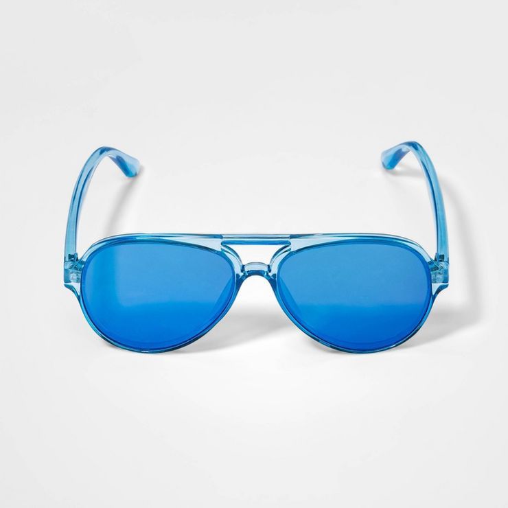 Kids' Aviator Sunglasses - Cat & Jack™ Blue | Target