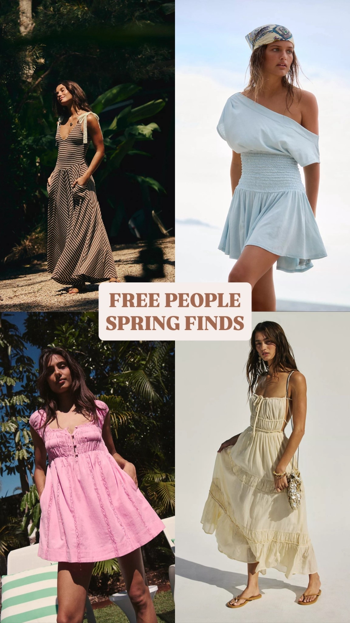 So excited for spring to get here!! These Free People dresses got me 😍😍 

#vacationstyle #springlooks #freepeople #summerstyle