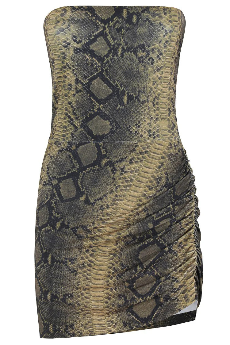 Strapless Side Drape Pickleball Dress | Shop Simon