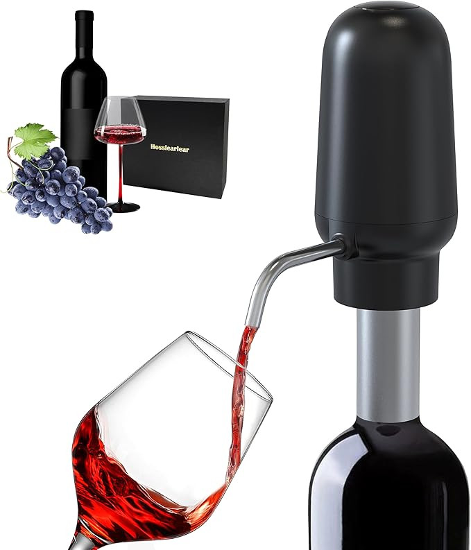 Wine Dispenser Wine Aerator Electric Rechargeable with USB-C Port, Serving 30 Bottles More Per Ch... | Amazon (US)