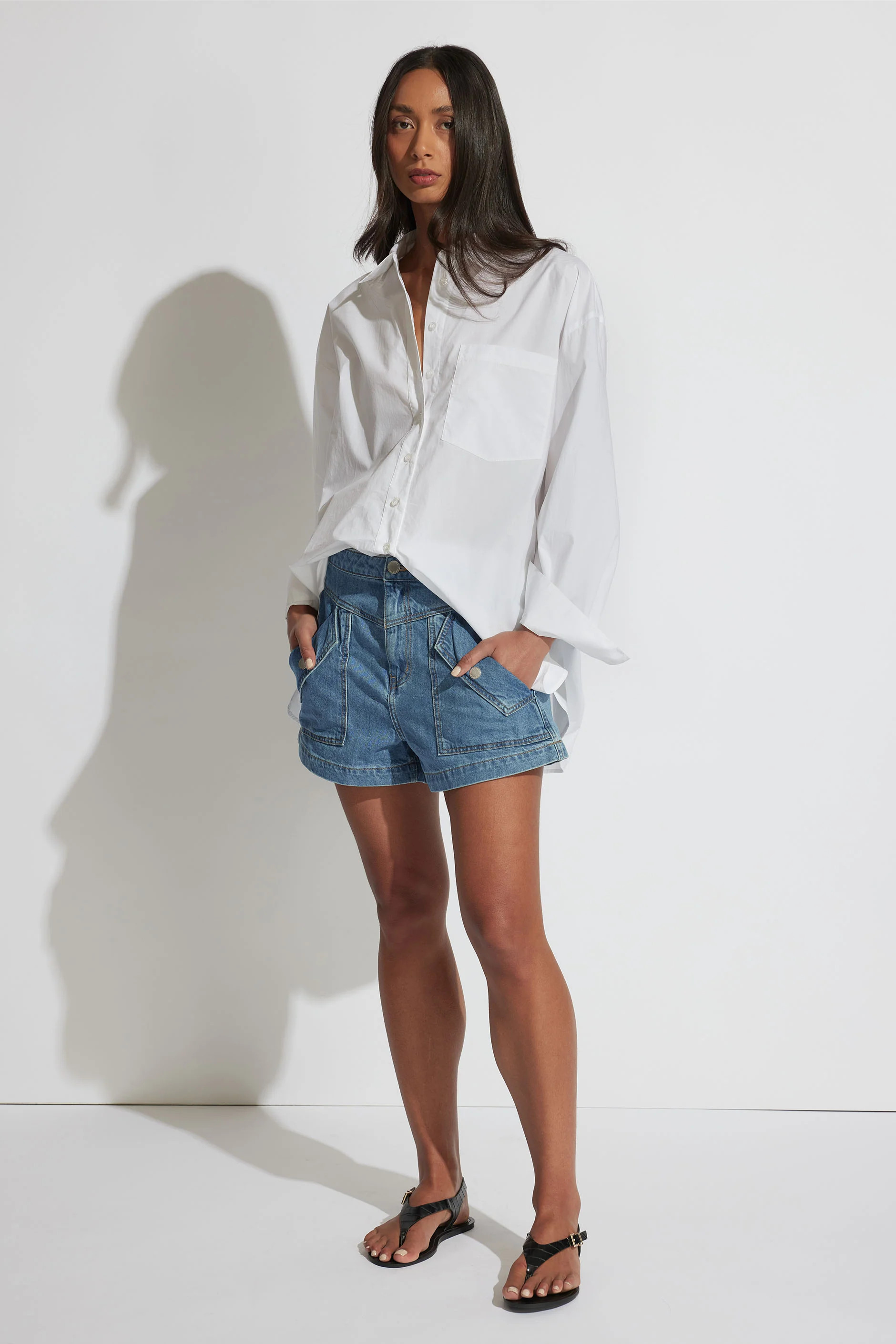 Lily Denim Short - 70s Blue | DECJUBA