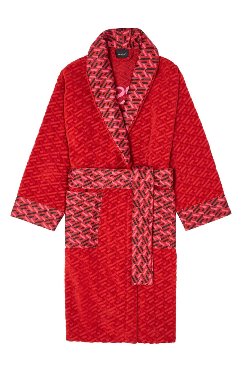 Gender Inclusive La Greca Terry Cloth Bathrobe | Nordstrom