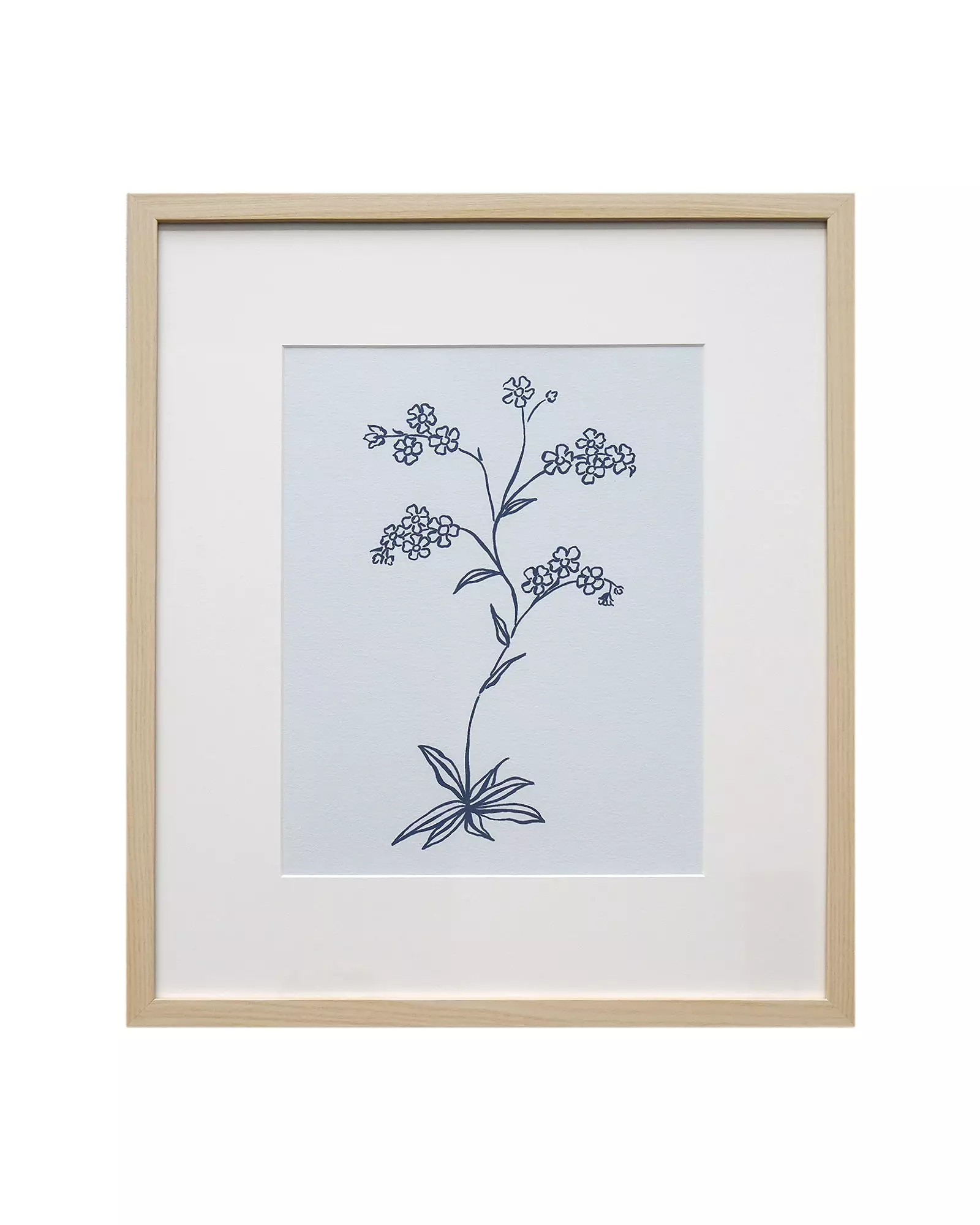 "Botanicals in Blue No.3" by Kayce Hughes | Serena and Lily
