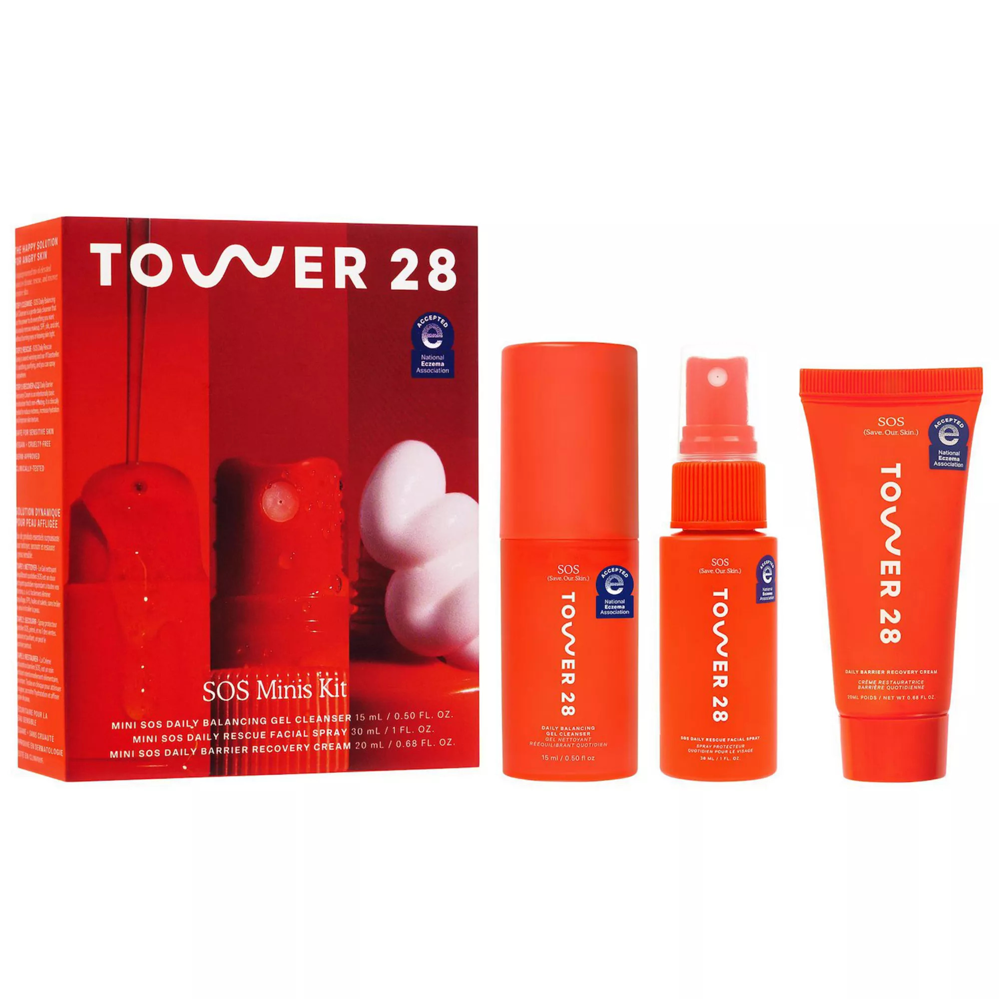 Tower 28 Beauty Mini SOS Skincare Bestsellers Set | Kohl's