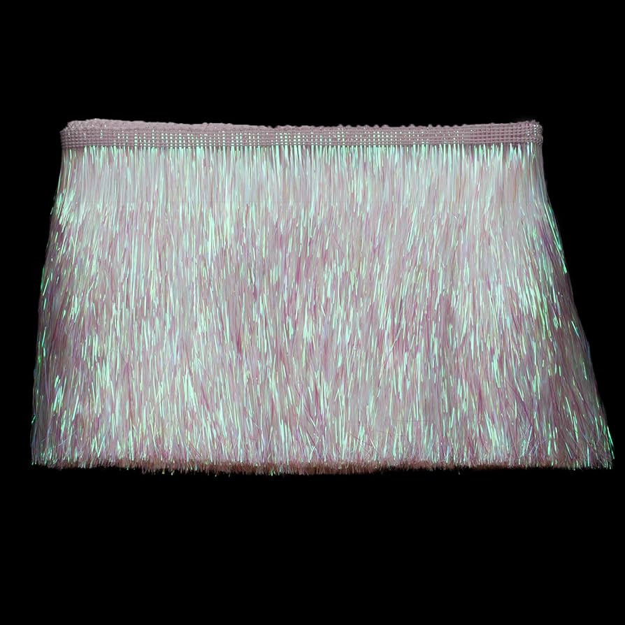 Tinsel Fringe Trim Tinsel Fringes 5 Yards 6Inch/8Inch for Clothing Accessories DIY Craft Latin St... | Amazon (US)