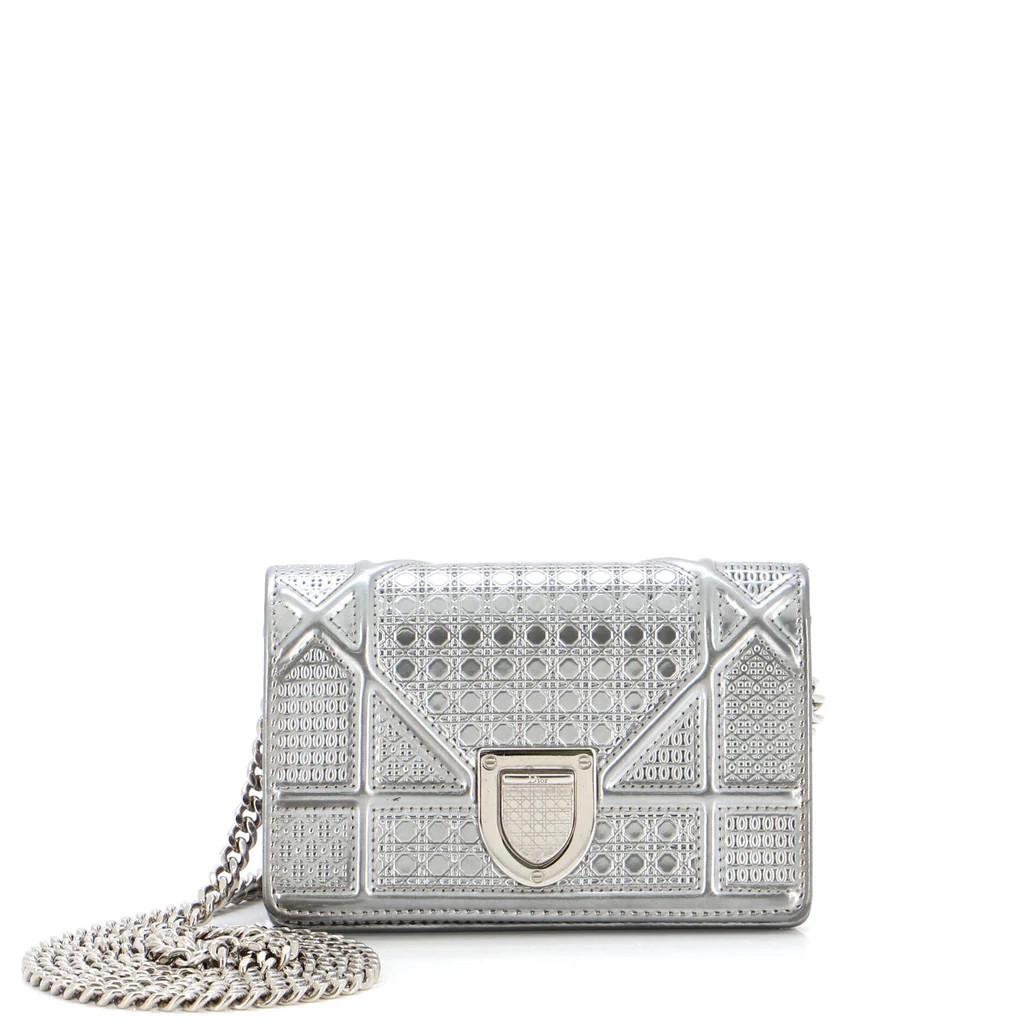 Diorama Flap Bag Cannage Embossed Calfskin Baby | Rebag