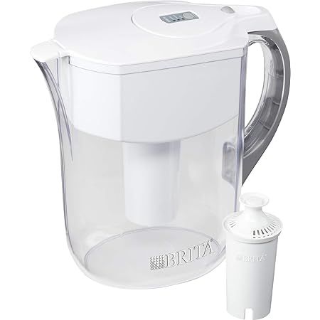 Brita Standard Everyday Water Filter Pitcher, White, Large 10 Cup, 1 Count | Amazon (US)