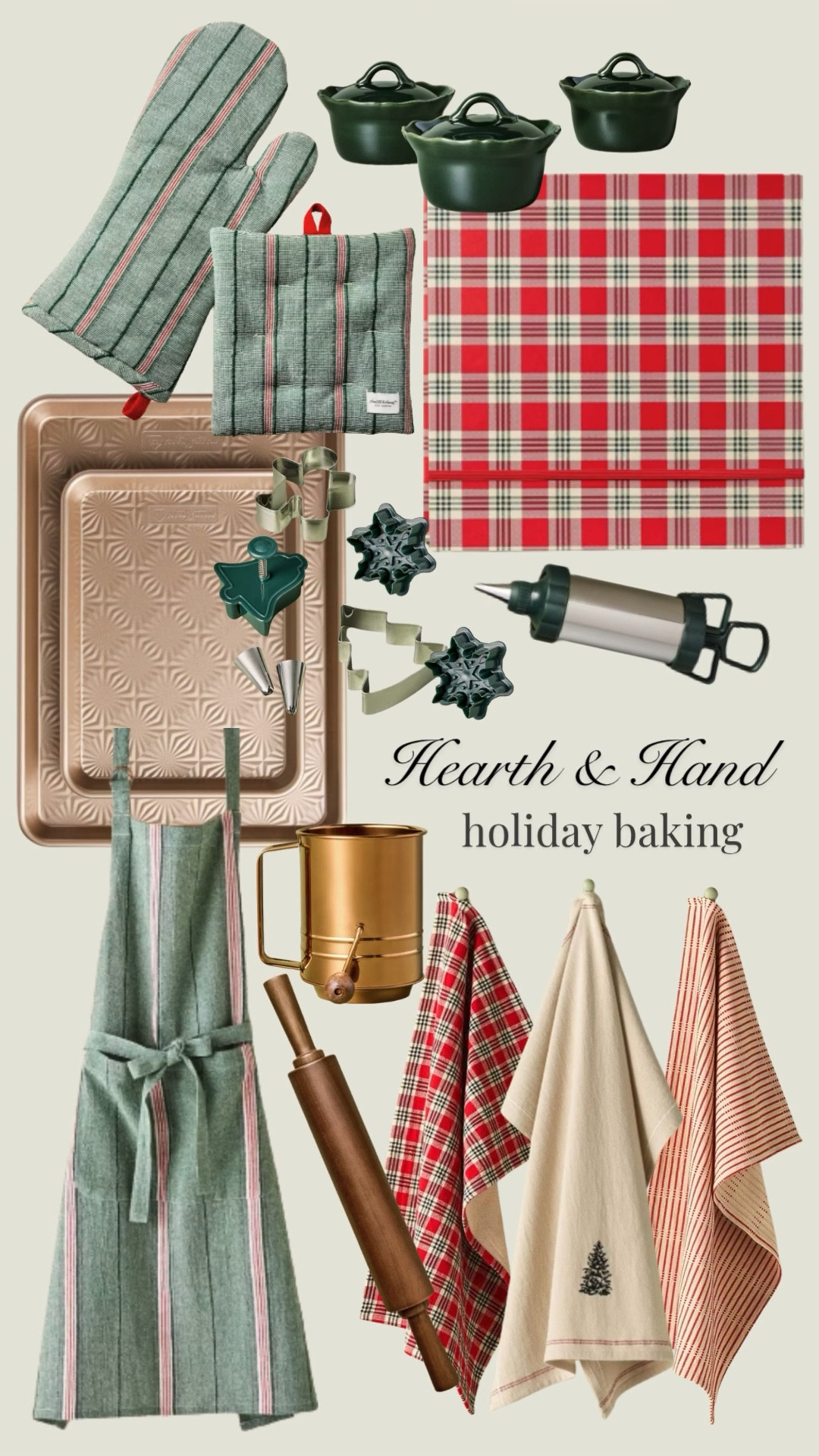 I've collected some of my favorite holiday baking supplies from the Hearth & Hand with Magnolia collection; I hope you like them too! Christmas baking, Christmastime, holiday decor, winter, home decor, modern organic, modern farmhouse, cottage, cozy decor, dining room, breakfast nook, kitchen

#LTKHoliday #LTKGiftGuide #LTKHome