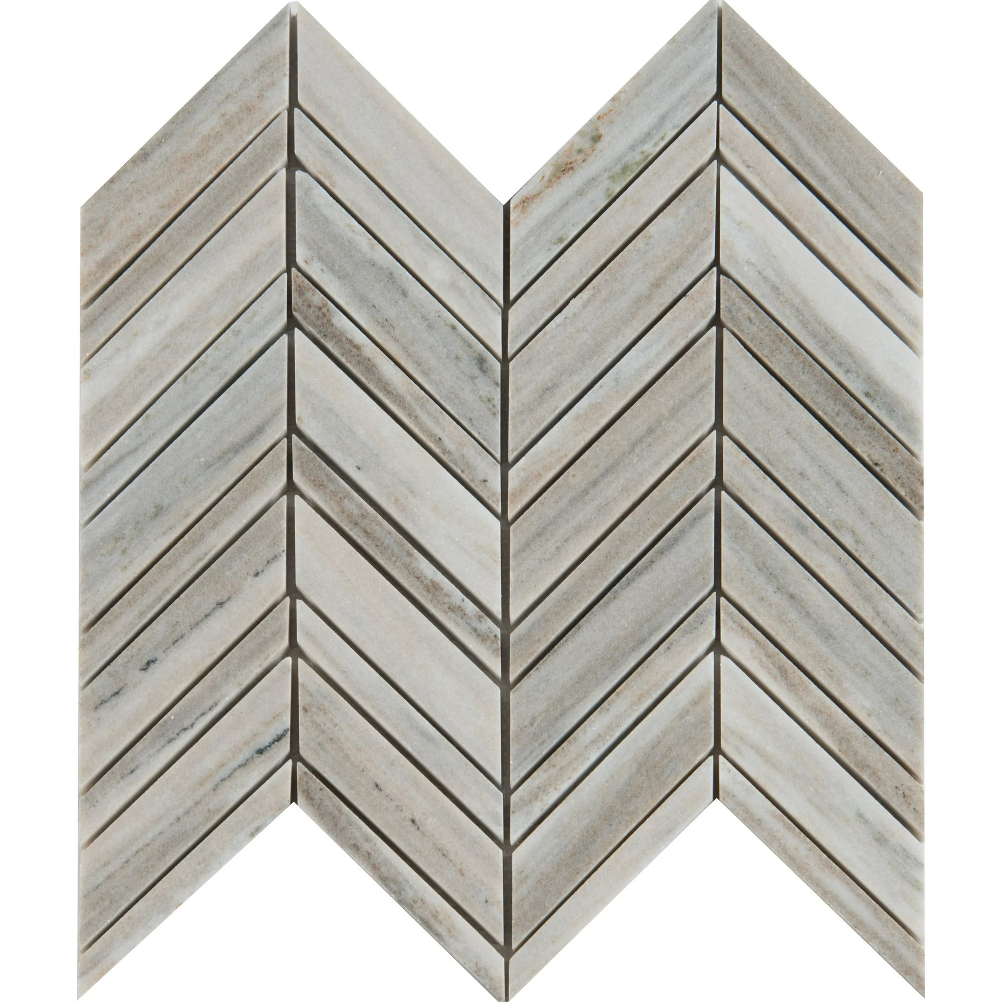 Palisandro Chevron 12 in. x 12 in. x 10 mm Polished Marble Mesh-Mounted Mosaic Tile (10 sq. ft. /... | Walmart (US)