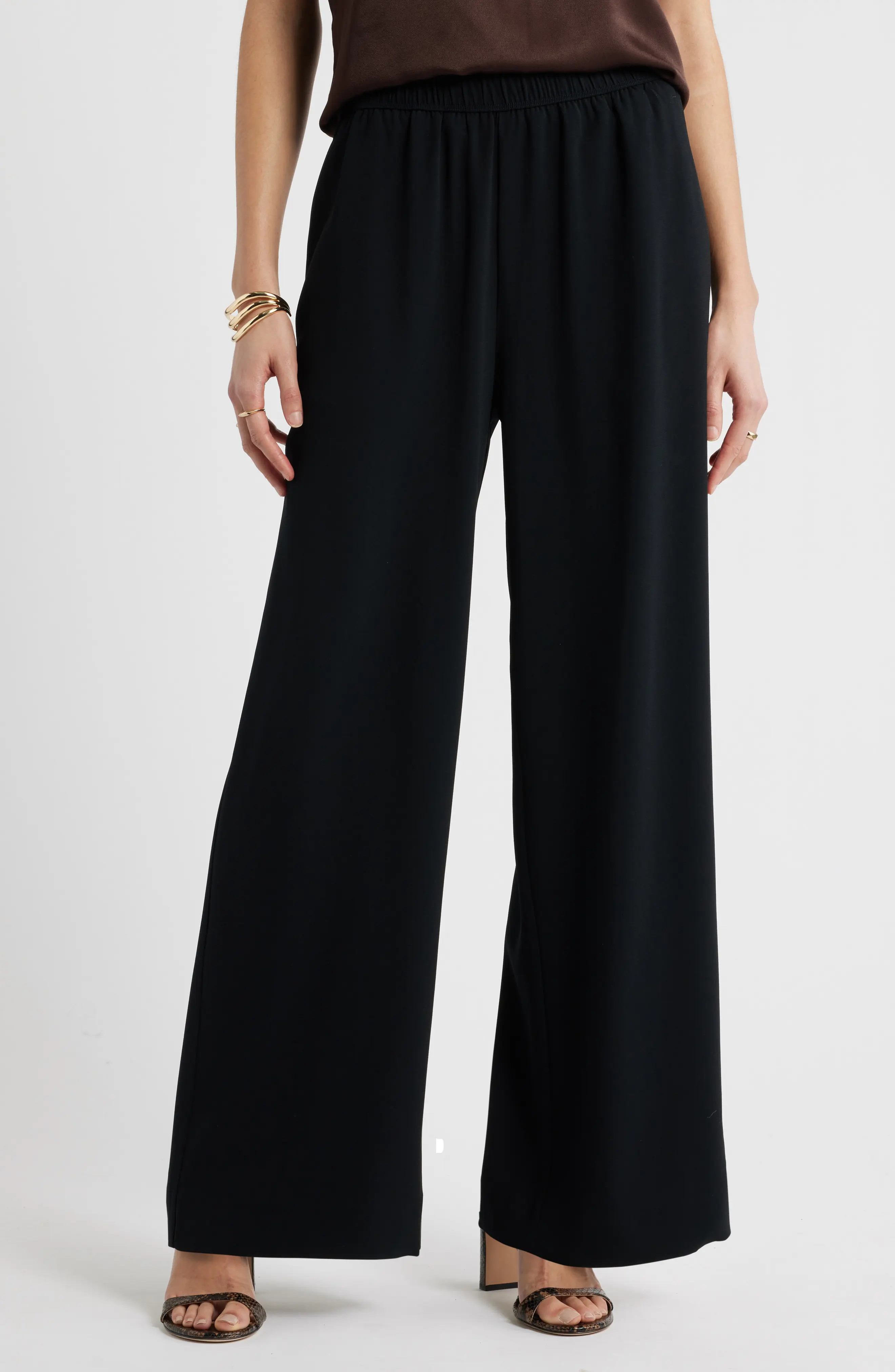 Nordstrom Pull-On Wide Leg Pants (Women) | Nordstrom | Nordstrom
