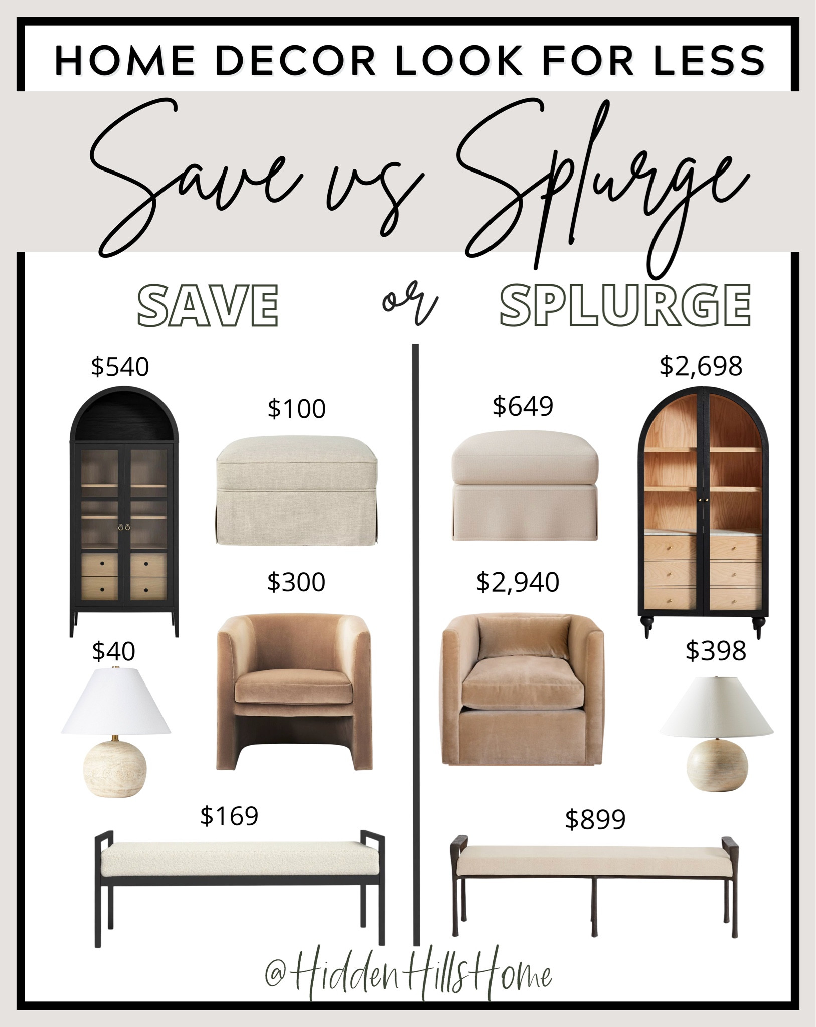 Save or splurge home decor, home decor dupes, affordable home decor, look for less, Anthropologie cabinet dupe, budget friendly home decor, pottery barn dupe, affordable home finds #dupe

#LTKSaleAlert #LTKStyleTip #LTKHome