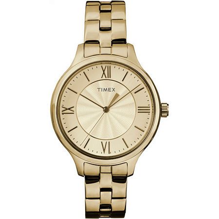 Timex Womens Gold Tone Bracelet Watch - Tw2r281009j, One Size | JCPenney