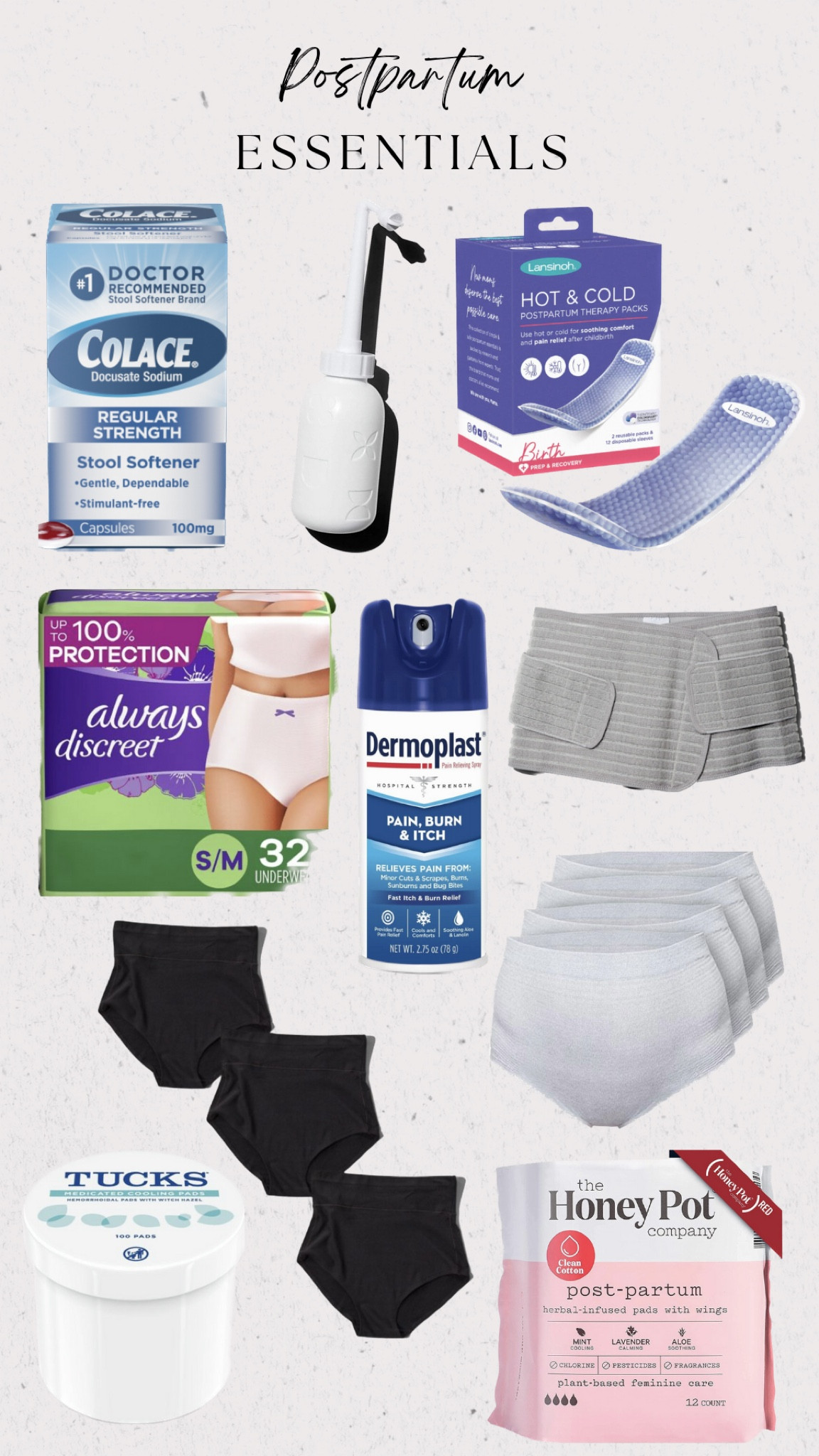 Postpartum care essentials I’m stocking up on. 

#postpartum #afterbirthcare #postpartumcare #fridamom #bodily

#LTKbaby #LTKbump