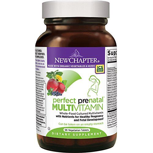 New Chapter Perfect Prenatal Vitamins Fermented with Probiotics + Wholefoods + Folate + Iron + Vitam | Amazon (US)