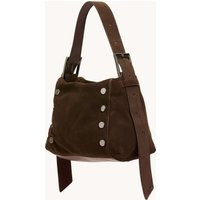 Hammitt Bryant Belted Suede Gunmetal Med | Hammitt (US)