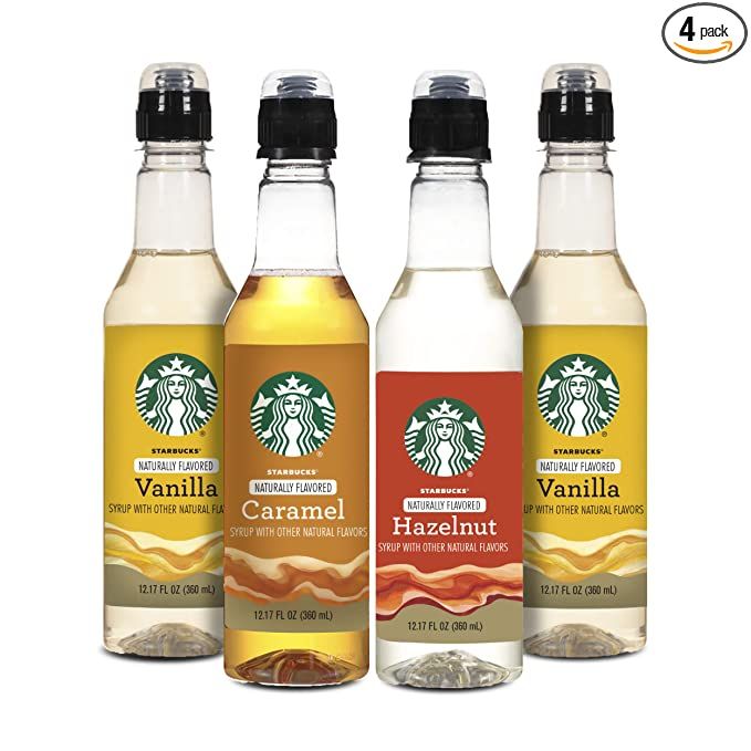 Amazon.com : Starbucks Variety Syrup 4pk, Variety Pack : Everything Else | Amazon (US)