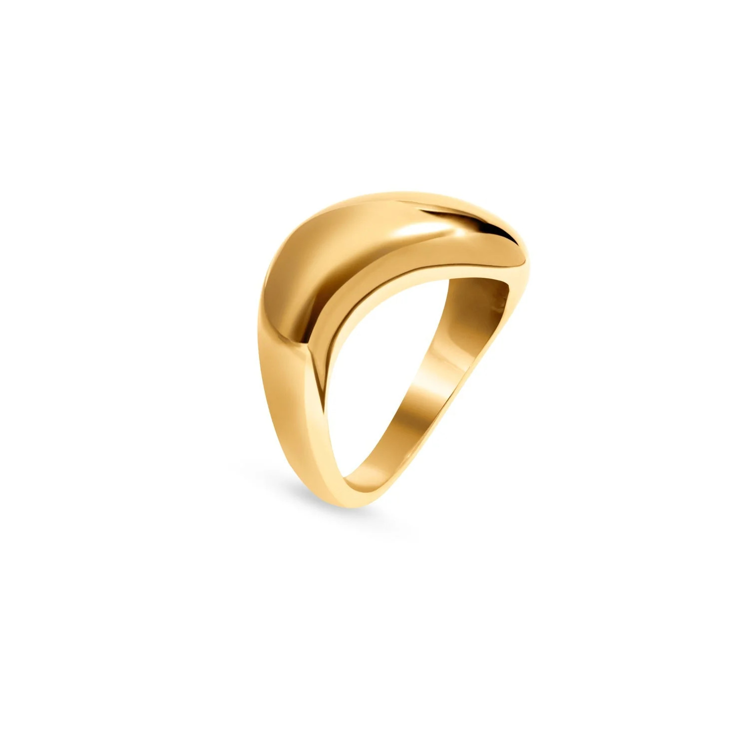 Statement Molten Ring (Gold) | Abbott Lyon