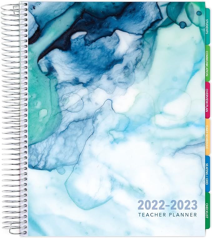 Deluxe 2022-2023 Dated Teacher Planner: 8.5"x11" Includes 7 Periods, Page Tabs, Bookmark, Plannin... | Amazon (US)