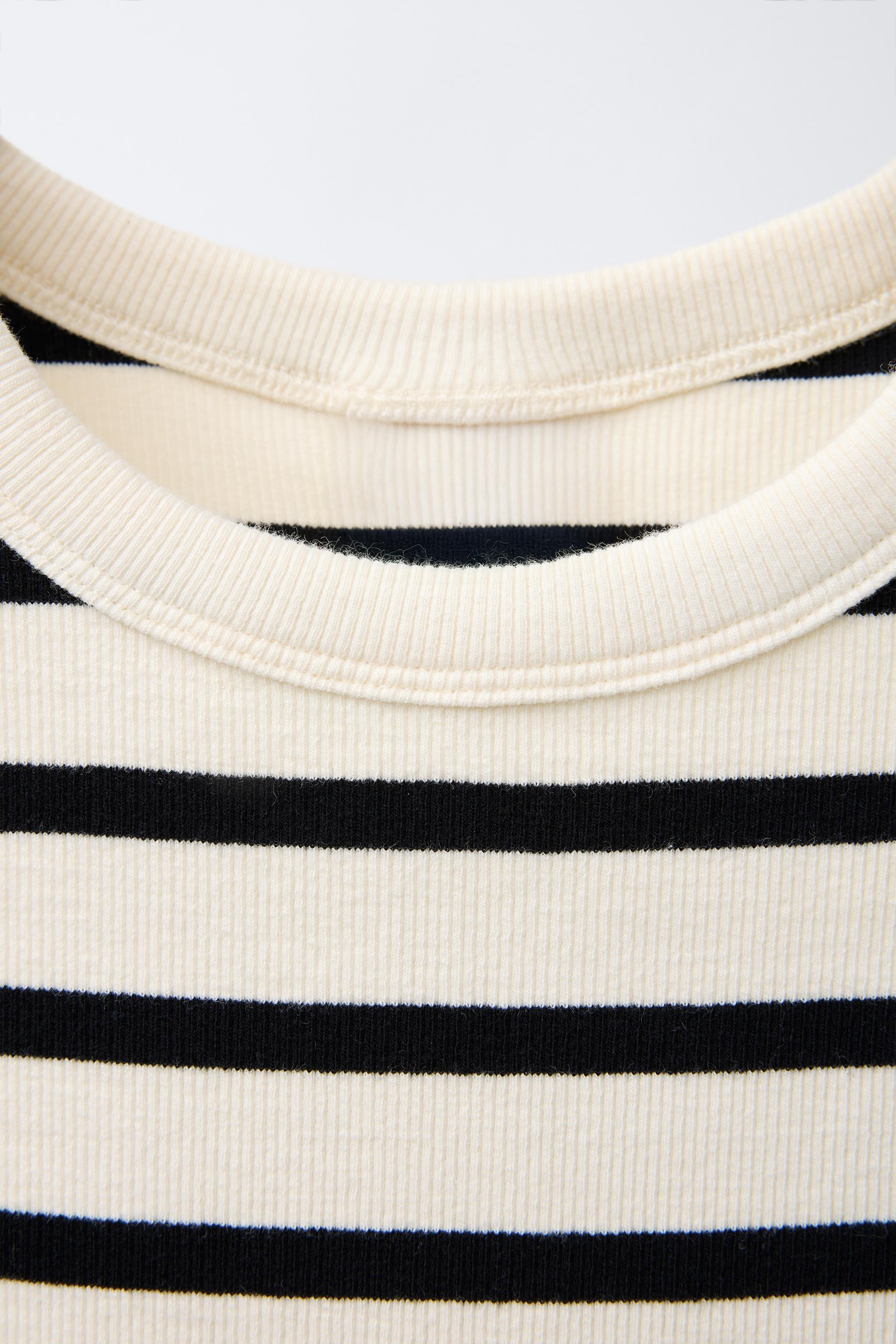 STRIPED RIB DRESS | Zara US
